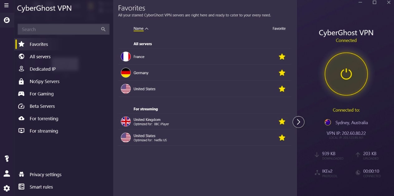 cyberghost vpn