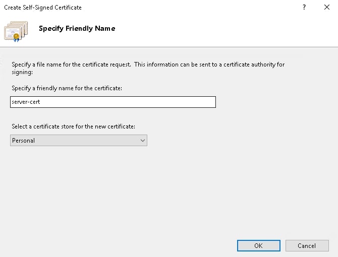 define certificate name