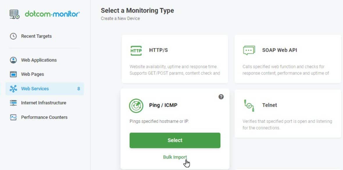 dotcom-monitor ping