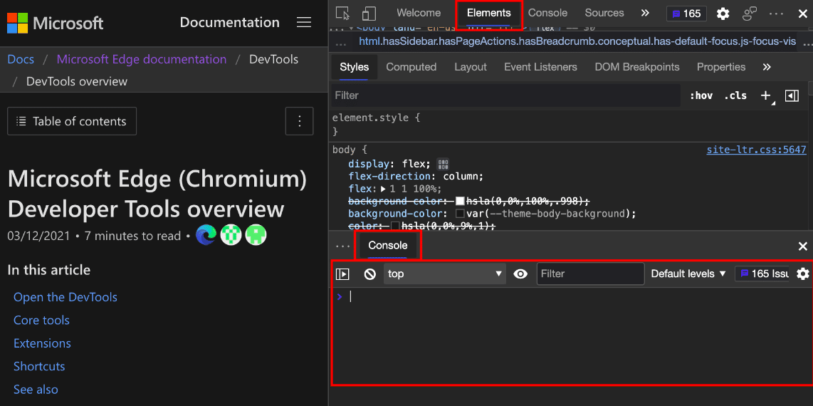 edge developer tool