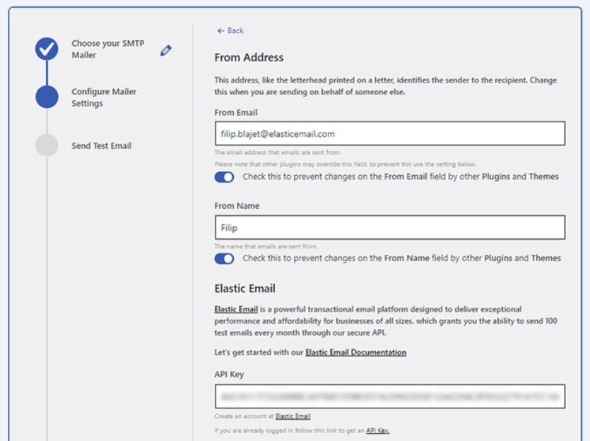 elasticemail smtp