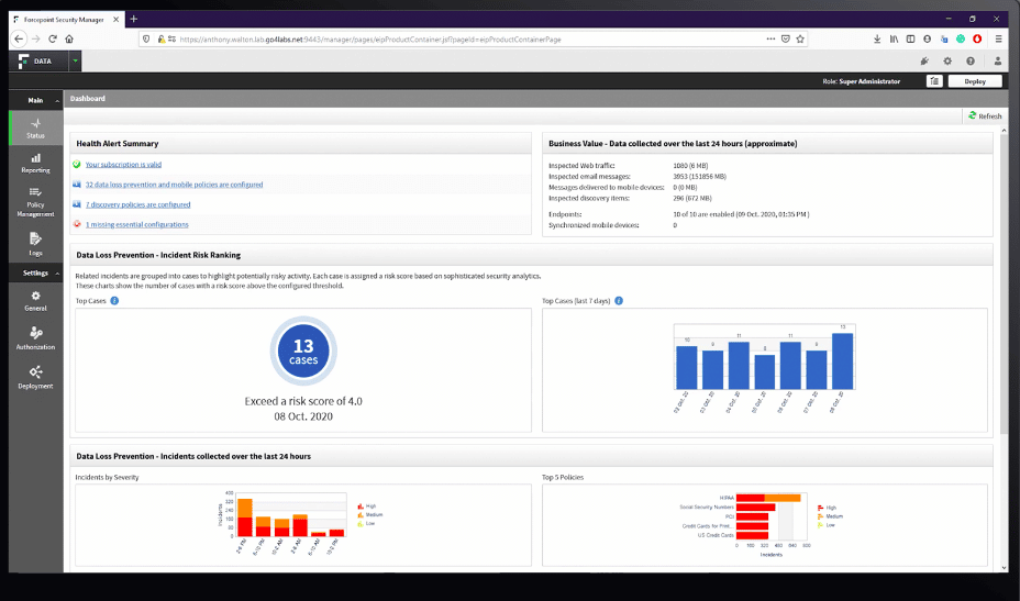 forcepoint one dlp