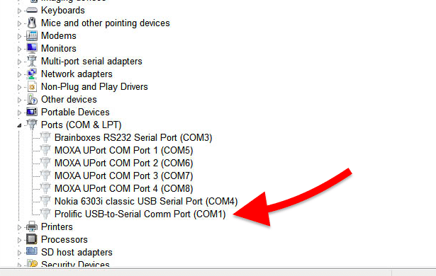 COM (communication port)