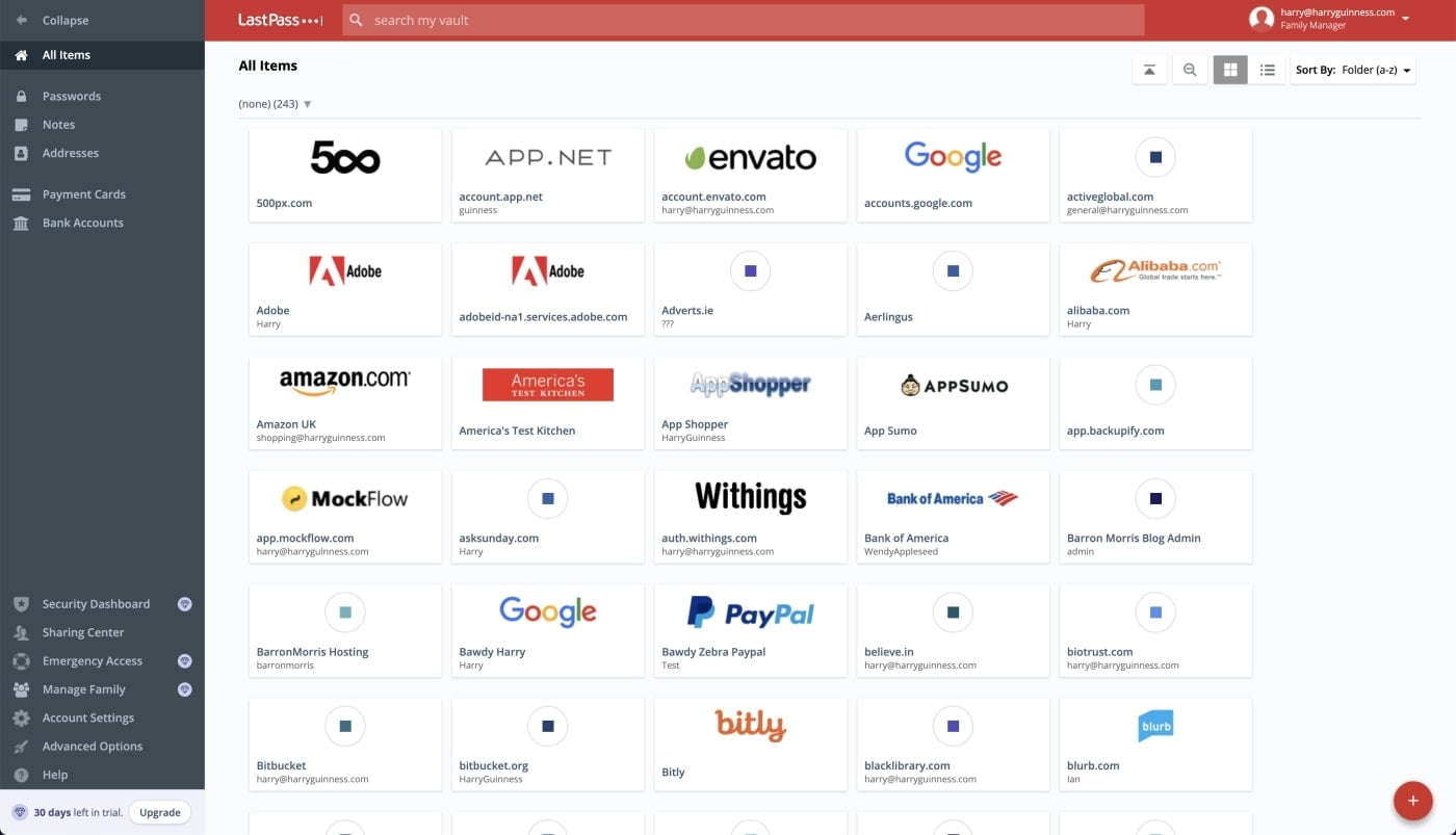 lastpass password manager