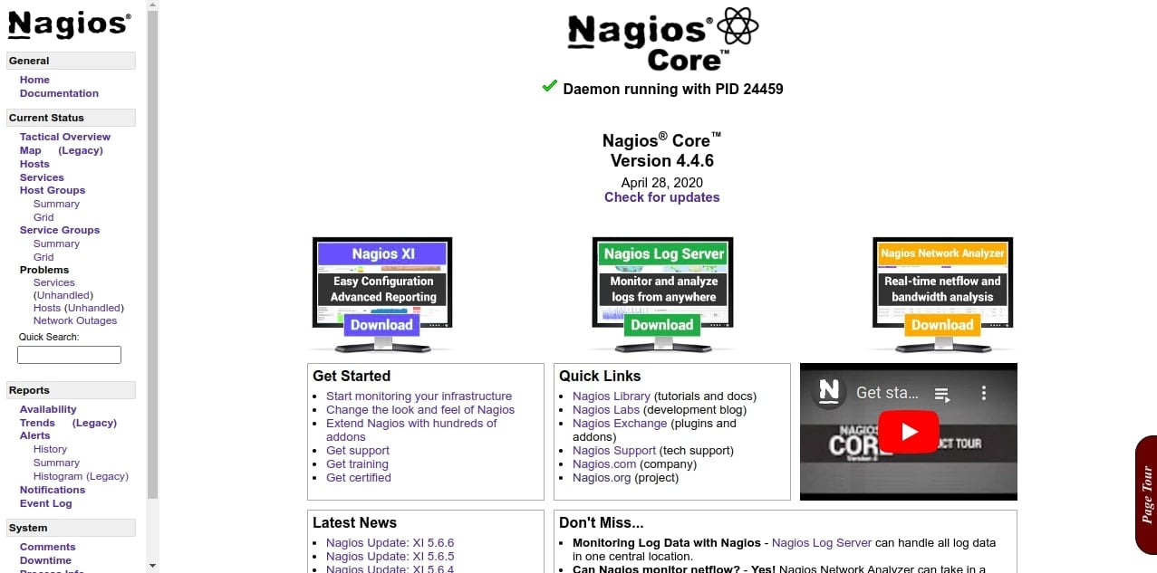 nagios dashboard