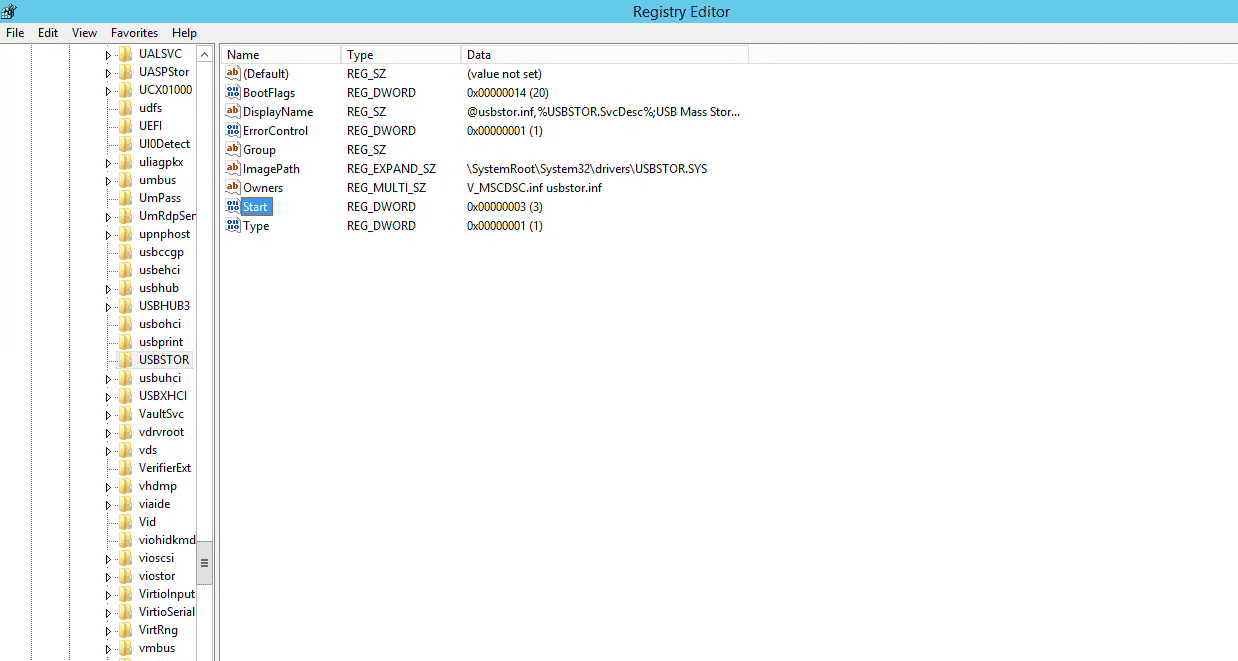 open registry editor