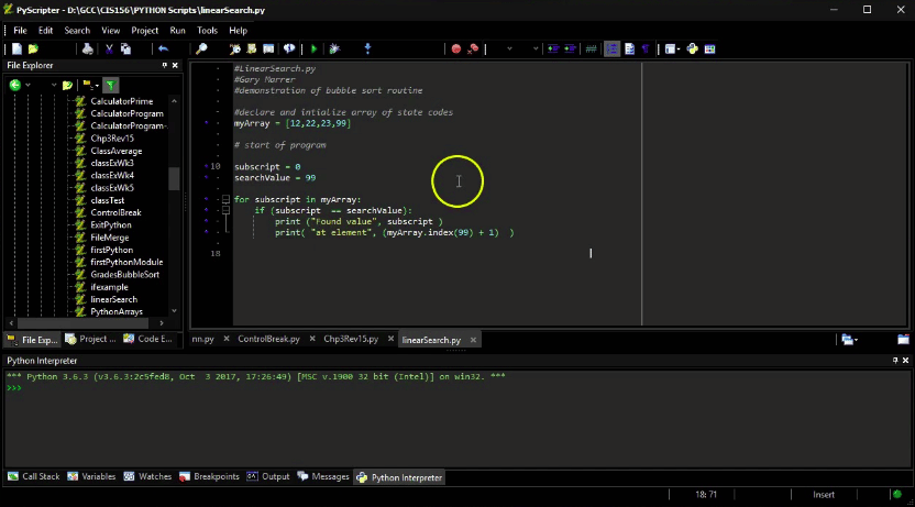 pyscripter debugger