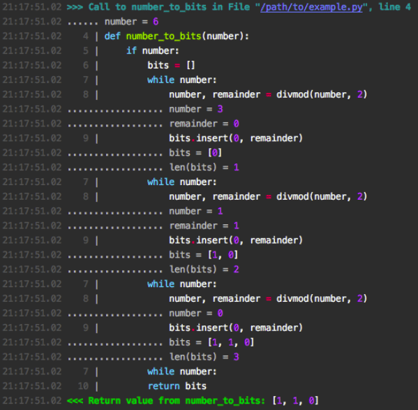 pysnooper debugger