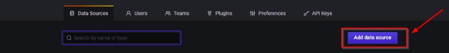 search for data source