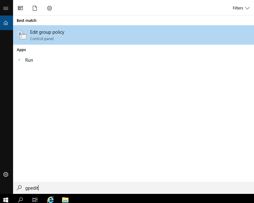 search for group policy