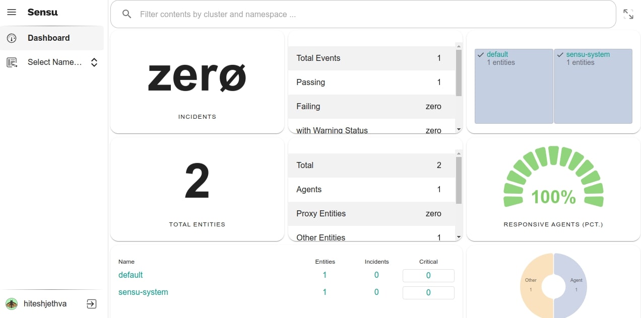 sensu client added to the server