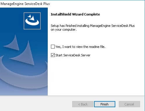 servicedesk plus installed