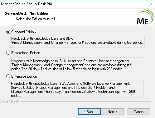 servicedesk plus select edition
