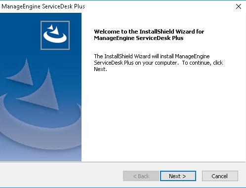 servicedesk plus welcome page