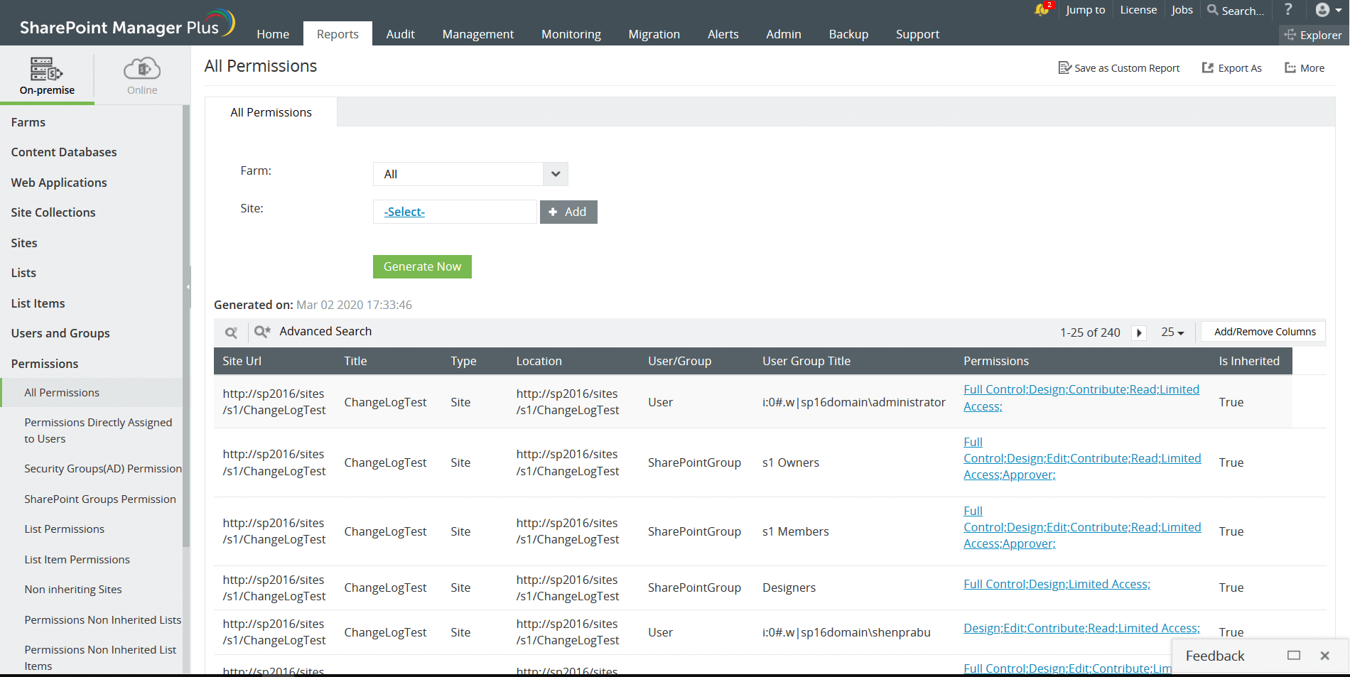ManageEngine SharePoint Plus