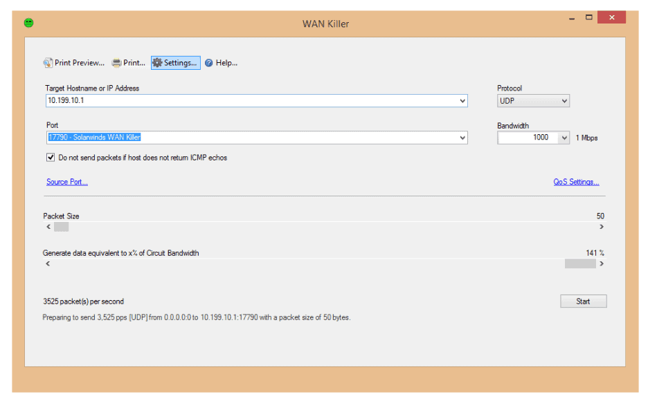 SolarWinds WAN Killer with ET